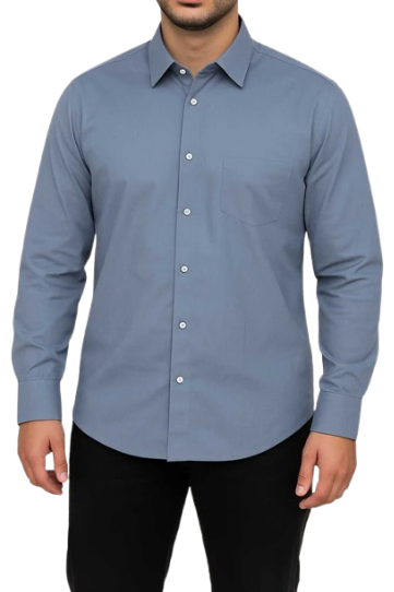 Hawthrone Wear Men's Classic Fit Semi-Formal Shirt